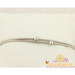 Серебряный браслет с шариками 9283110503р